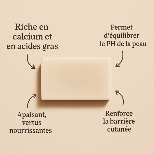 Savon Lait de Chèvre — Purifie et adoucit les peaux délicates