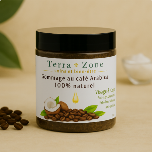 Gommage Café – Exfolie, purifie et révèle l’éclat de la peau