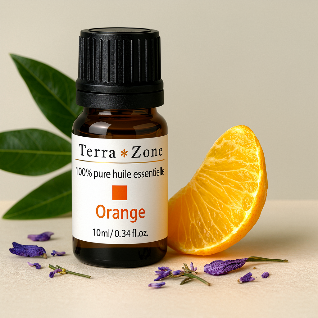 Huile Orange Douce – Relaxante, favorise un sommeil paisible