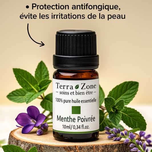 Huile Menthe Poivrée – Revitalise et procure un effet tonifiant immédiat