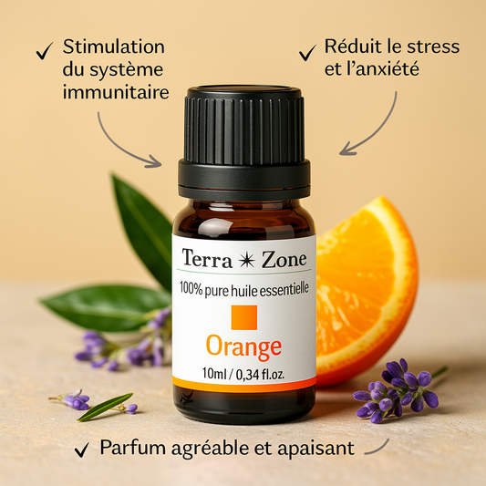 Huile Orange Douce – Relaxante, favorise un sommeil paisible