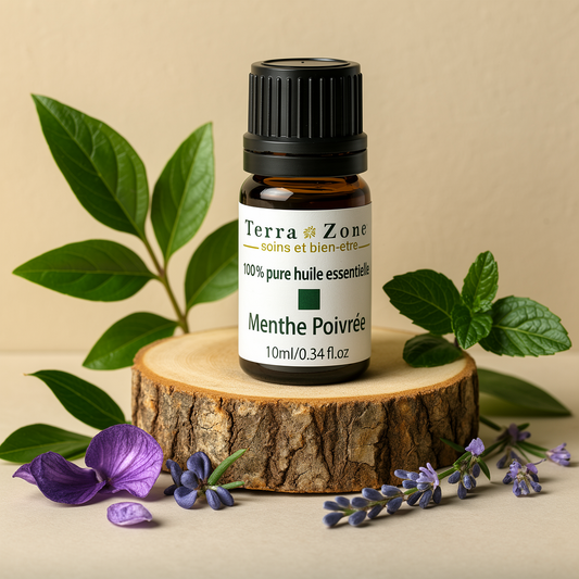 Huile Menthe Poivrée – Revitalise et procure un effet tonifiant immédiat