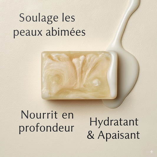 Savon Lait & Karité — Nourrit en profondeur pour une peau douce