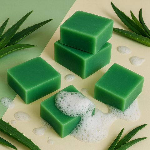 Savon Aloé Vera — Régénère, hydrate et lisse la peau au quotidien