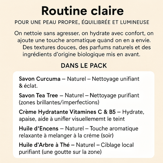 Pack Pureté Radieuse — Purifie, équilibre et illumine naturellement