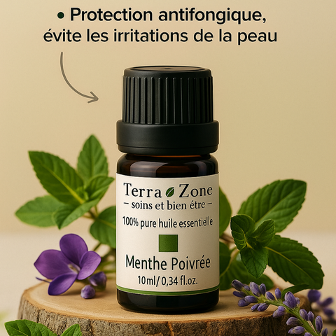 Huile Menthe Poivrée – Revitalise et procure un effet tonifiant immédiat